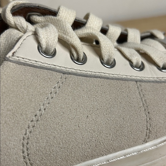 Coach Cream Lace-Up Sneakers - Picture 7 of 11